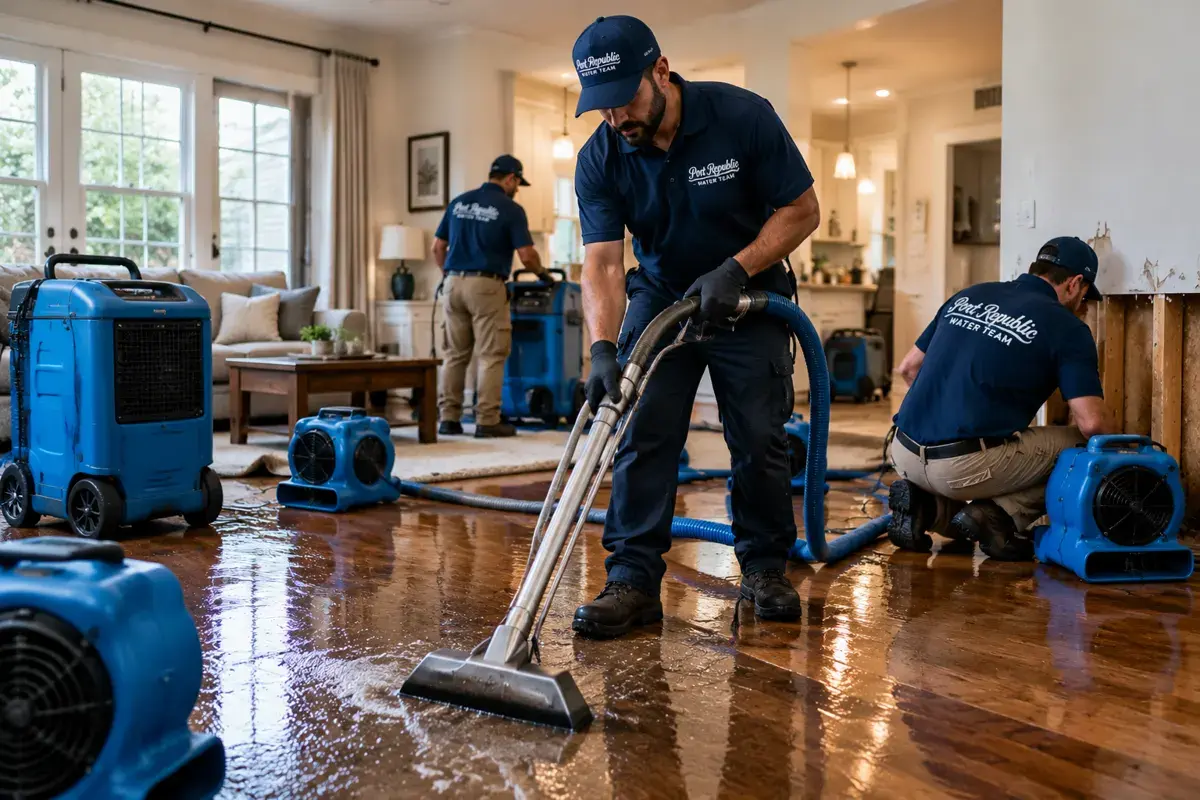 The First Hour After a Pipe Bursts